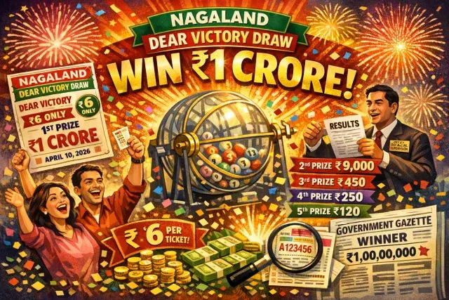 Nagaland Dear Victory Draw Offers ₹1 Crore Prize With ₹6 Entry